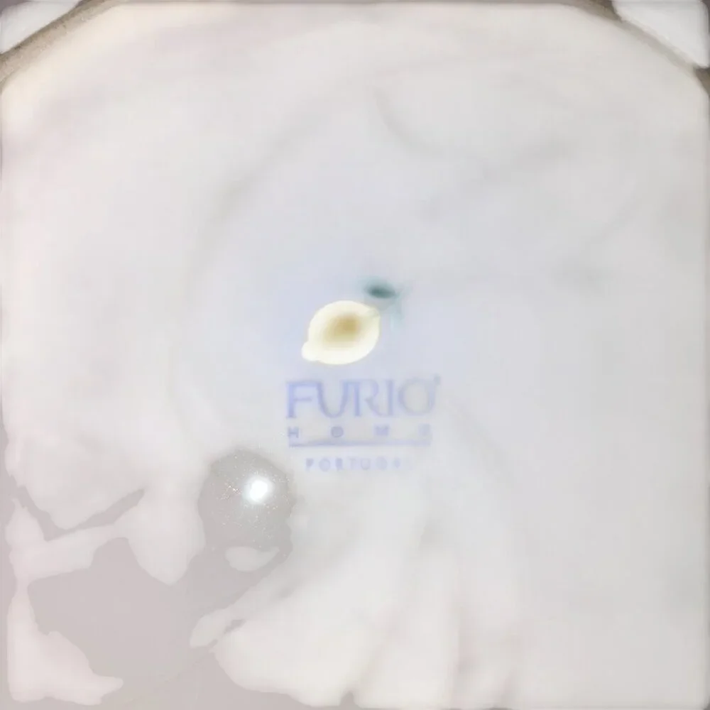 Furio Home Portugal Lemon Serving Bowl | 12.75” Hand-Painted Ceramic - Picture 8 of 10